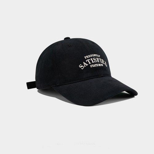 우리두리 남녀공용 SATISFIED 코튼 데일리 볼캡
