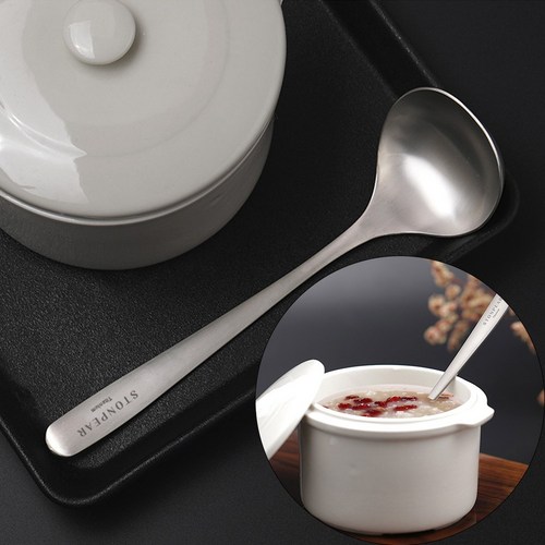 티타늄국자 국자 스푼 주방 스틸 캠핑 요리 다용도 식기, 1개, 상세페이지 참조