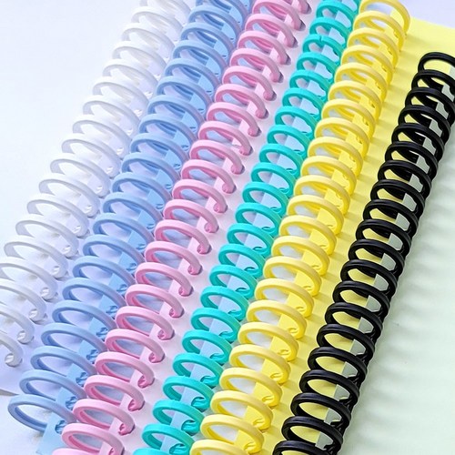 지금스토어 라운드형 루즈링 10mm 12mm 14mm 16mm 셀프제본, 30개, 하늘