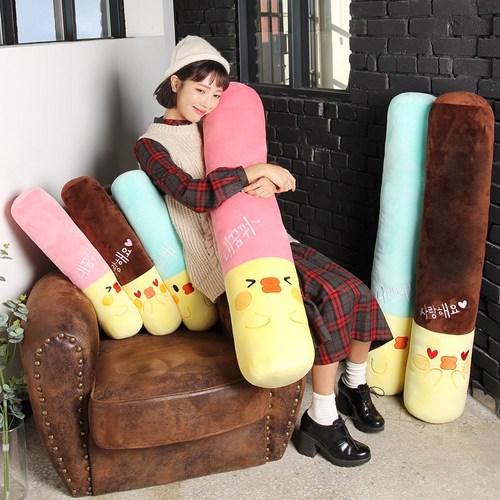 드림에버 대형 빼빼로 인형 롱쿠션 3종 커버분리 110cm 60cm (옵션선택 필수), NEW핑크, 1개