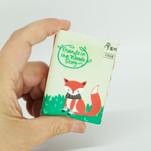 토미 포켓 미니 티슈 3겹 10매 60개 휴대용 여행용