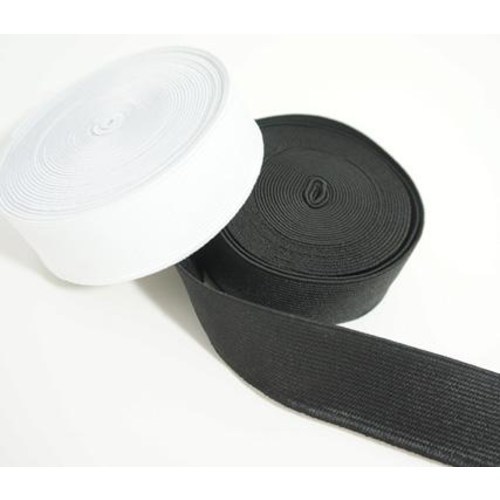 태화 고무밴드 E-밴드 이중직밴드 의류 허리 바지고무줄 폭12mm - 38mm 길이20M, 검정20M, 12mm, 1개