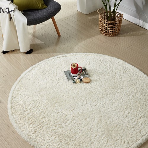 고급 장모 극세사 원형 러그 인테리어 거실카페트