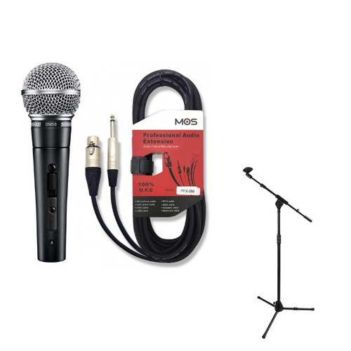 SHURE SM58SK 무대용 유선 마이크 패키지 SM58PMT16