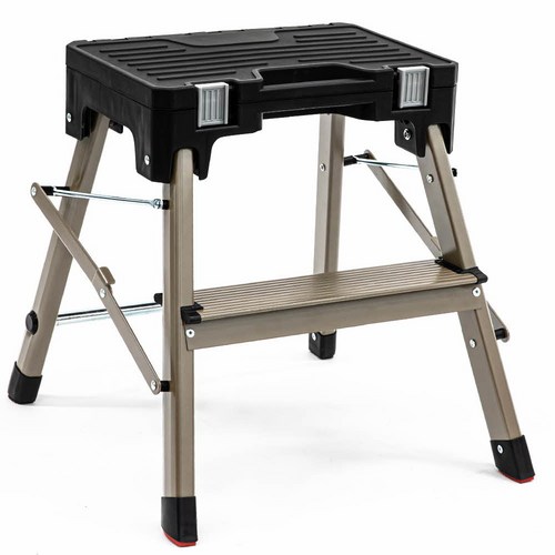 로티홈시스 사다리 가정용 접이식 사다리 멀티툴 사다리, 멀티툴 사다리 2단, 탄, 1개, 2단 탄