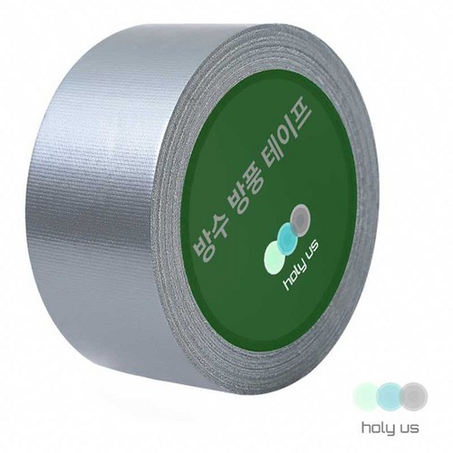 홀려쓰 잘붙는 다용도 방수 테이프 대용량 10M 방풍 보수, 메탈 실버, 5개