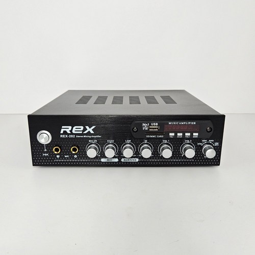 나인미디어 REX-202 미니앰프 블루투스지원 2채널 매장 카페용 앰프