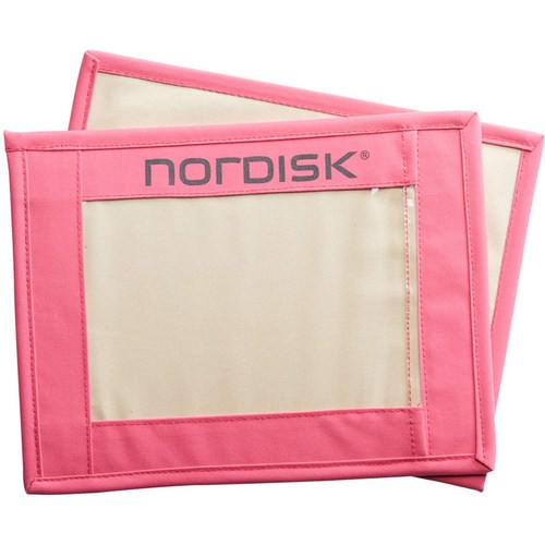 NORDISK(노르디스크) 아웃도어 캠프 텐트타프용 네임보드 2장들이 체리 25×19 cm[일본 정규품] 148090, 2개