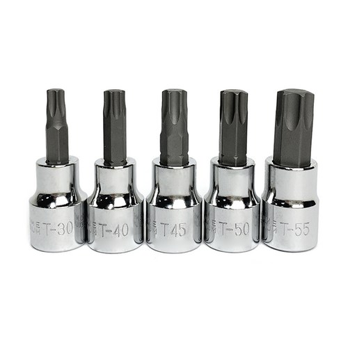 대만산 3/8 별 톡스 비트소켓 숏, 3/8 숏 T40, 1개