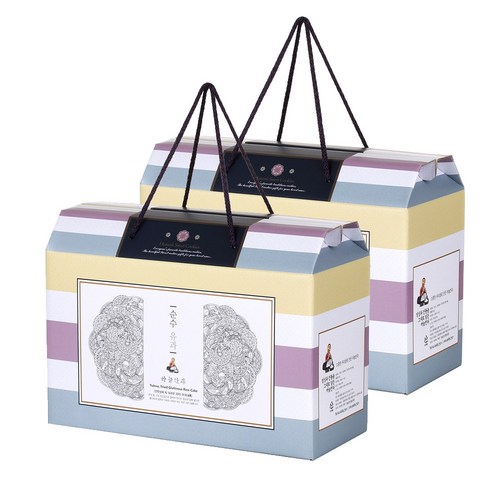 하늘한과 순수유과 찹쌀 조청 4종 세트, 600g, 2세트