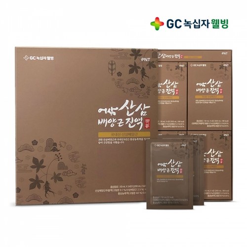 GC녹십자웰빙 어삼 산삼배양근진액 선물세트 50ml 24포, 1개, 1200ml - 산삼 배양근 추천