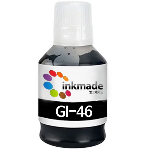 캐논 GI-46 호환 잉크 GX3040 GX4040 GX5040 GX6040 GX7040, 1. 검정호환잉크, 1개