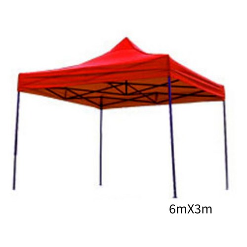 DFANO 엑스노피 천막지붕 야외천막(프레임제외), DFANO 엑스노피 천막지붕6mX3m(레드)