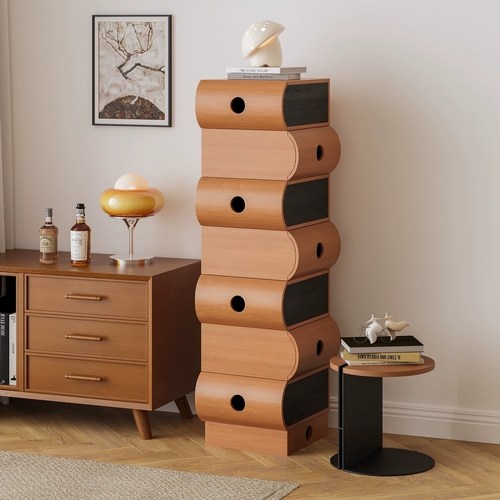 블리스아토 코너서랍 모서리서랍장 모서리인테리어 400, 7단, 브라운