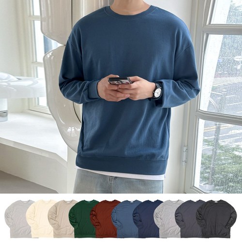 [데이즈] 특양면 소프트 기모 맨투맨 빅사이즈 10컬러