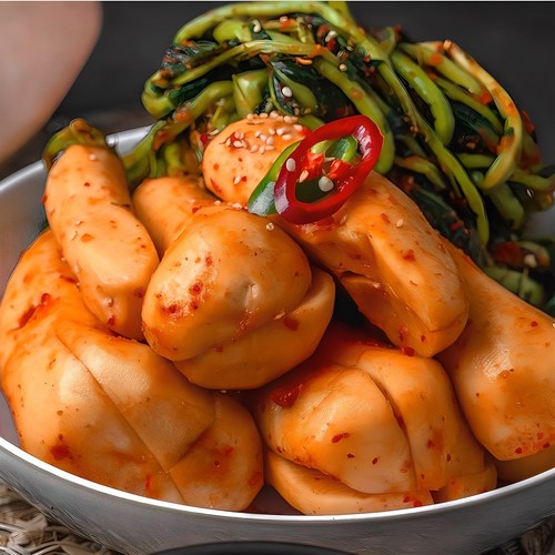 [국산 100%] 전라도 알타리 총각김치 총각무 총각 무우 김치, 1개, 2kg