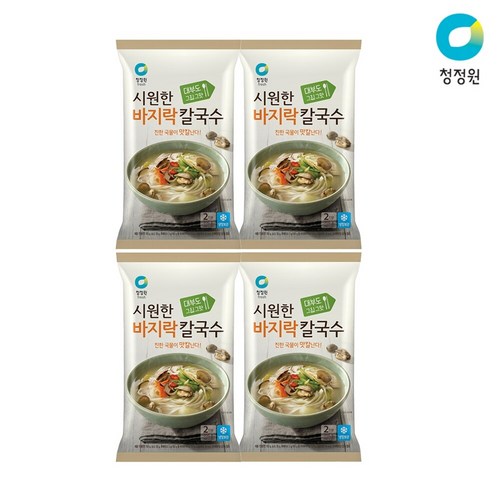 청정원시원한바지락칼국수