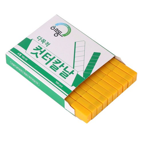 커터날 컷터칼날 커터리필 칼날 100개, 1통