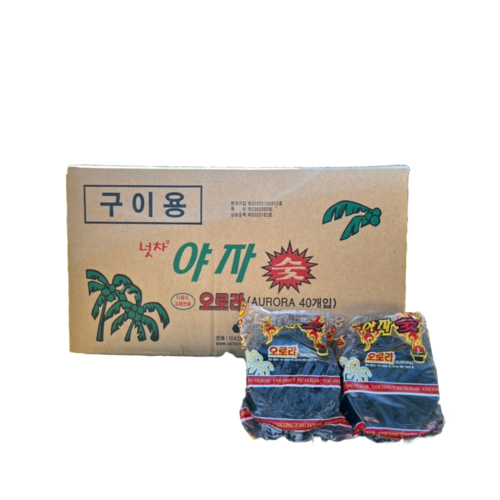 야자나무숯