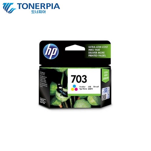HP 정품 No.703 DeskJet D730 F735 K109A, 1개, 02_컬러(COLOR)