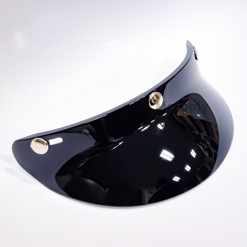 모토플리 오토바이 헬멧 하이바 선캡 똑딱이 햇빛가리개, 블랙