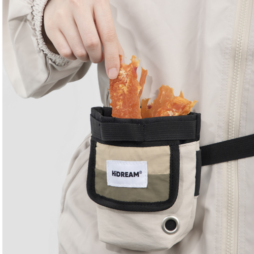 HiDREAM 멀티 애견 산책용 힙색 허리팩 허리가방, 1개, 그린