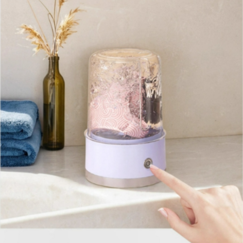 초소형 ******세탁기 초미니 초강력 휴대용 양방향회전 입체물기둥 12x16cm, 그린