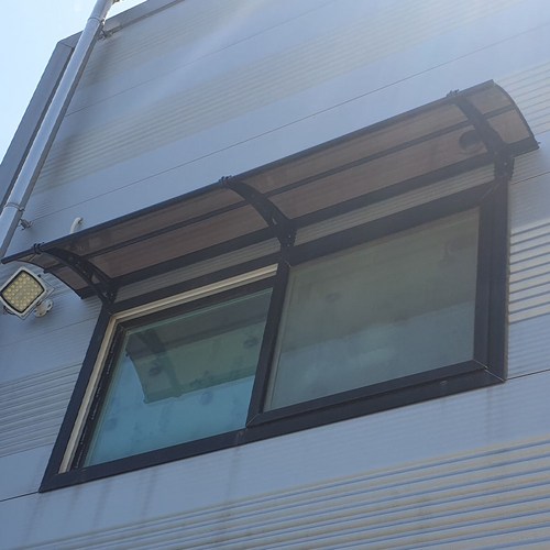 550X2300 플라스틱처마 브라켓 렉산바 주차장 조립식차양 계단캐노피 고정어닝, 블루, 그레이, 블랙