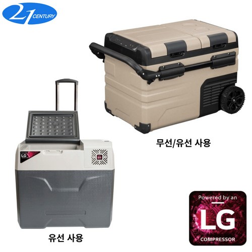 캠핑 이동식 차량용 냉장고 냉동고 LG컴프레셔 고성능 저소음 국내 A/S 보증 KC 안전인증 R, 1. 30리터 유선사용