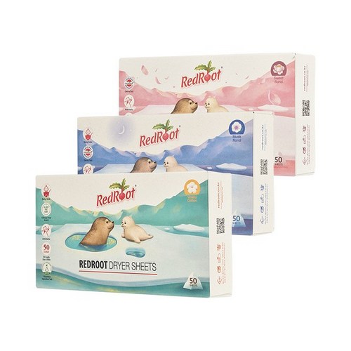레드루트바닐라코튼건조기시트