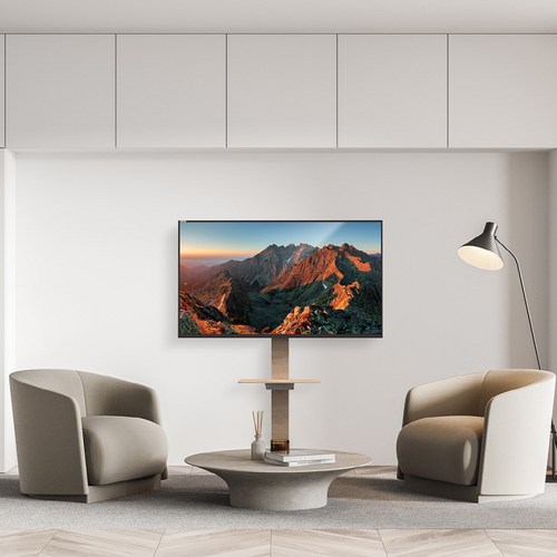 카멜마운트 이동식 전동 높이조절 TV 스탠드 ESB70, 블랙