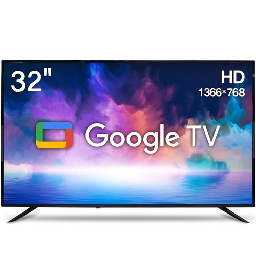위드라이프 구글 스마트 32인치HD TV 최신형 1등급 안드로이드티비, 고객직접설치, 스탠드형, 32smart, 81cm/32인치