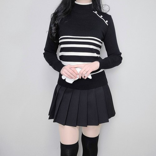 데이플로우 골프웨어 방풍 라운드 넥 남성 겨울 티셔츠 2