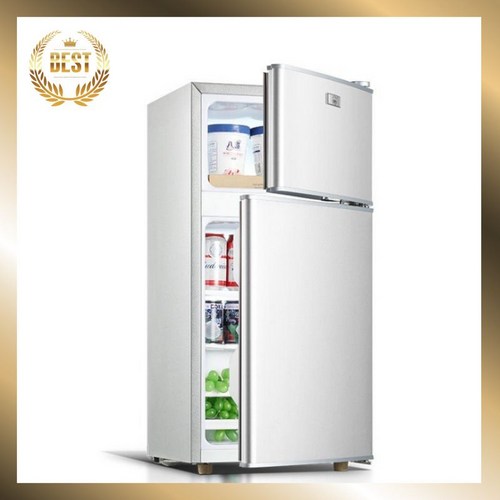 다올컴퍼니 소형 미니 냉장고 기숙사 사무실 자취생 신혼 원룸 2도어, 실버118절전모델(표준모델)