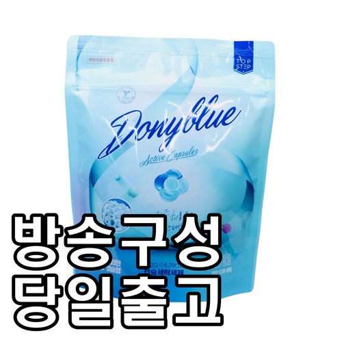 탑스텝 도니블루 캡슐세탁세제, 33개입, 3개