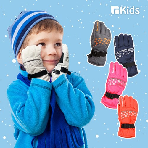 비케이스포츠 아동 눈썰매 스키 패딩 장갑 어린이 초등학생 유치원