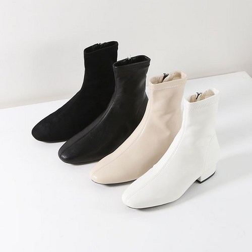 슬림핏 스판 삭스 앵클부츠 (3cm) 윈썸로우