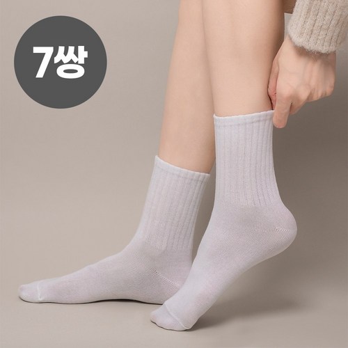 헤이즈아워 캐쥬얼 중목양말 7켤레
