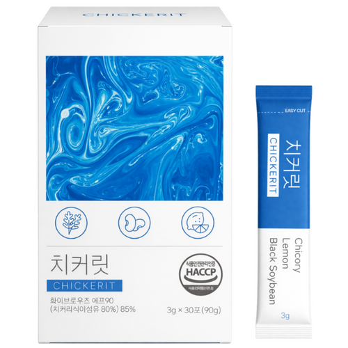 치커릿 치커리추출물 콜레스테롤 혈당케어 식이섬유, 3g, 1박스