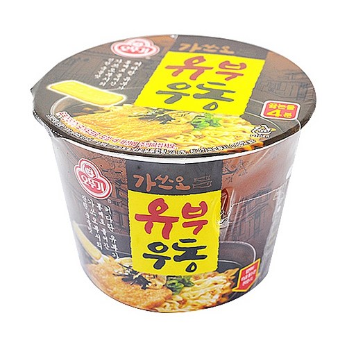 유부우동컵라면