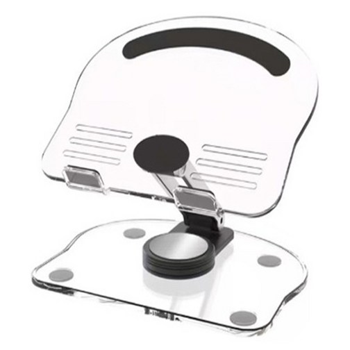 안이네 아크릴 휴대용 접이식 회전 스마트폰 태블릿 거치대