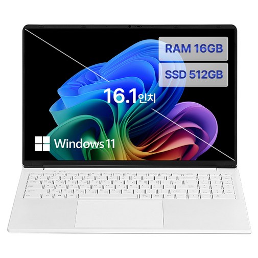 베이직스 2026 베이직북 16 N 시리즈, BasicWhite, 512GB, 16GB, WIN11 Home, BB1624FWS