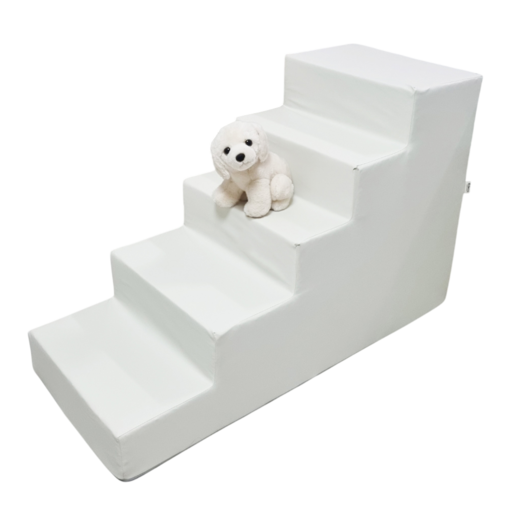 8DECO 강아지계단 5단 60cm 펫스텝, 애견계단, 그레이계단, play5 방수 아이보리, 1개