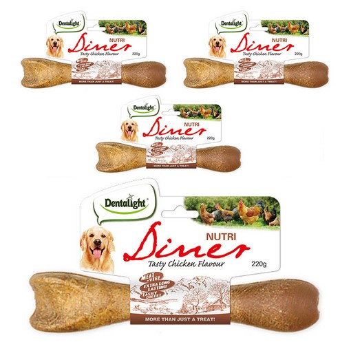 덴탈라이트 강아지 뉴트리 다이너 덴탈껌 L