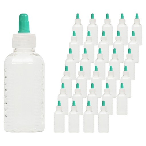 신도공업 PET 딱딱이 긴마개 일회용 물약병 45ml