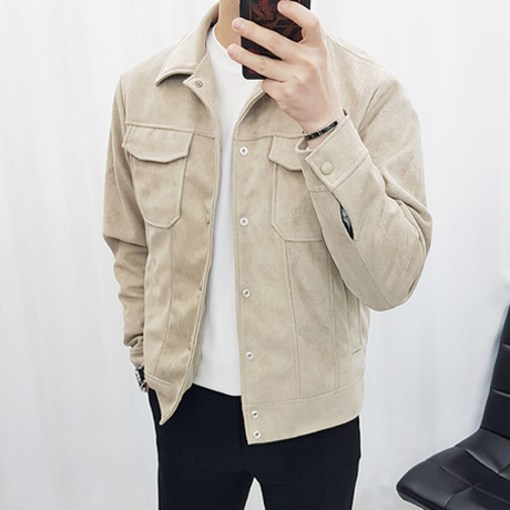 당일출고 남자 투포켓 스웨이드 트러커 자켓 3color