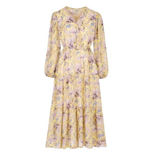 블루레이스 V넥플라워나염티어드롱원피스 B3S1OP3031