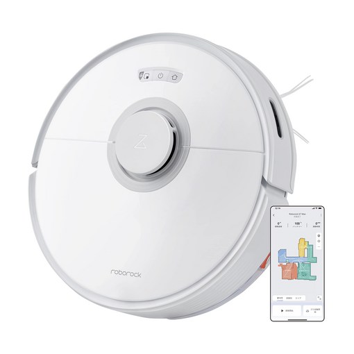 Q7 Max 4200Pa AI 로보록Roborock 화이트 로봇 청소기 물 닦아 대응 고정밀도