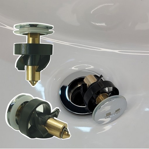 봄봄 세면대마개 자동폽옵 물마개 교체 팝업 세면기마개 똑딱이마개 세면기 자동펍업 셀프교체, 9개