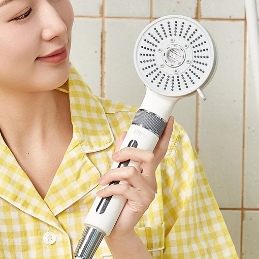 아토퓨어 필터 샤워기헤드 아기 수압상승 저자극 온오프 마이크로버블, 본품마이크로버블 샤워기  ACF필터1개포함, 1개